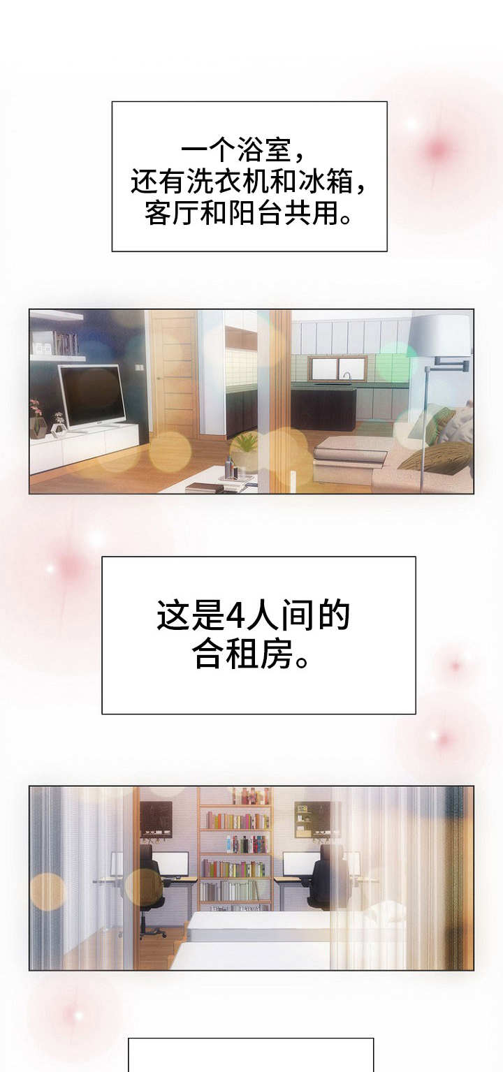 同好公寓漫画,第1章：合租1图