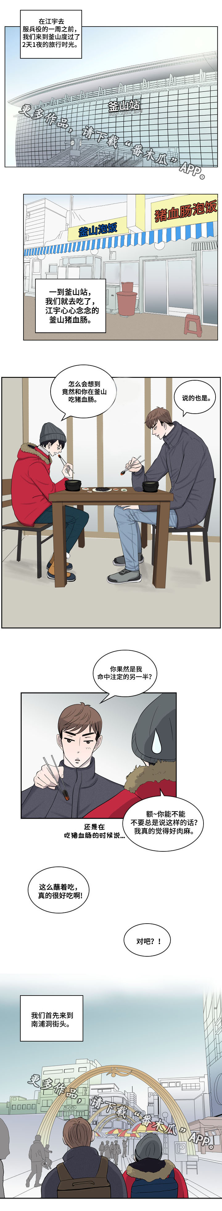 同级恋人漫画,第22章：旅游1图