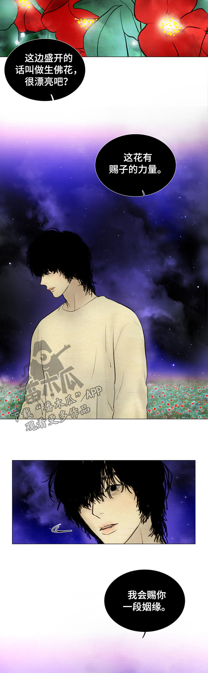 夜惊梦魇漫画,第107章：【后记】生佛花3图