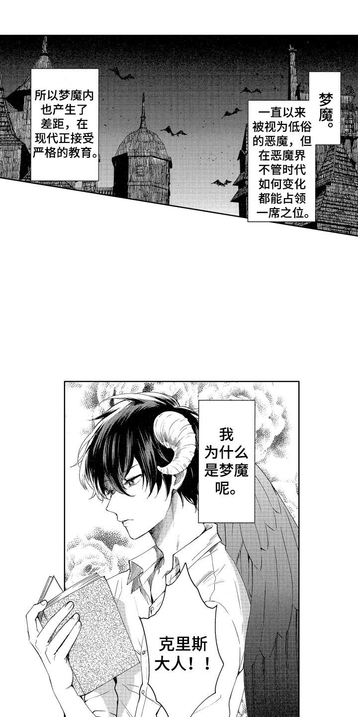 梦魔初入人间漫画,第1章：来到人间1图
