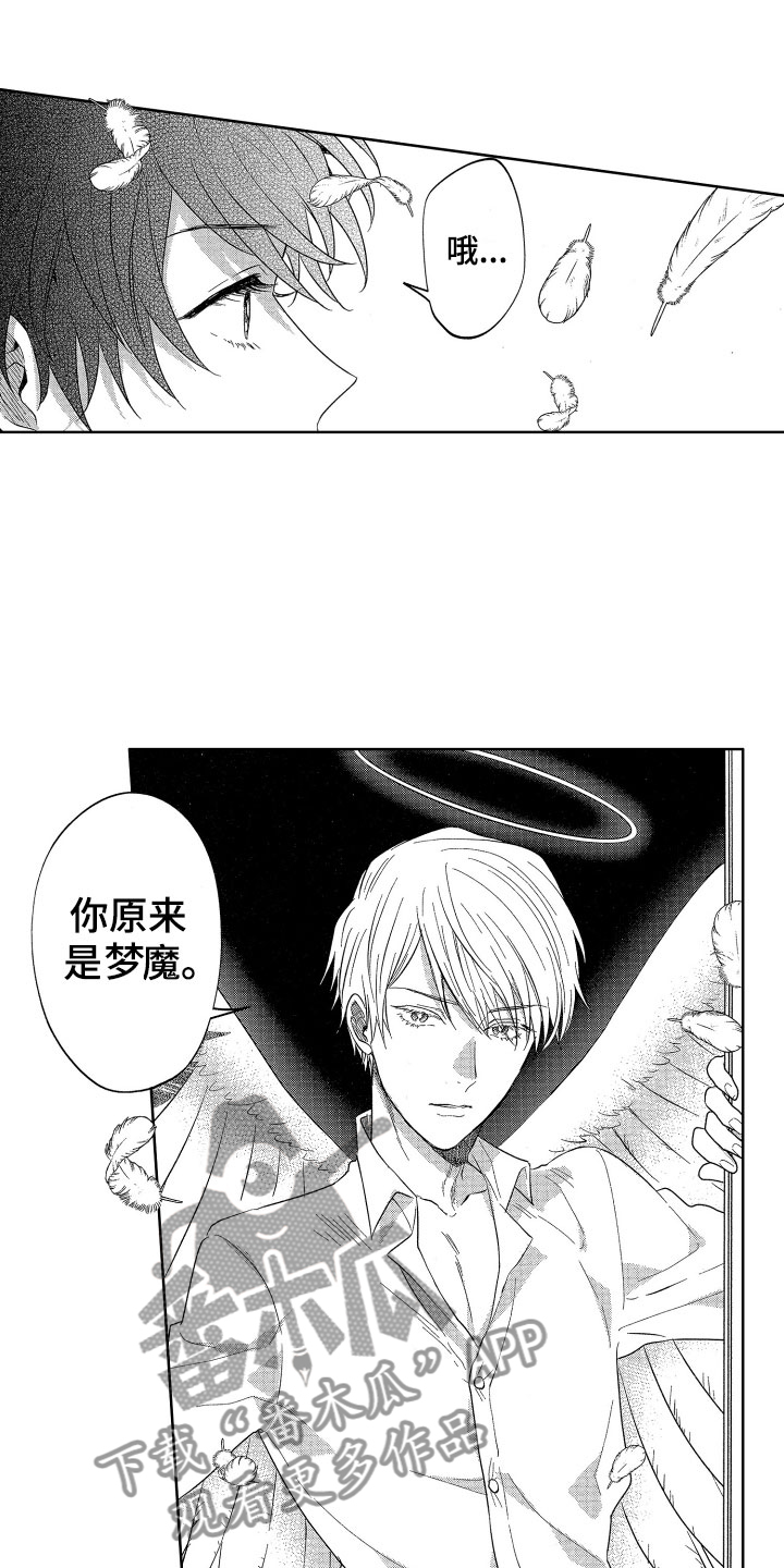 梦魔初入人间漫画,第12章：突降天使4图