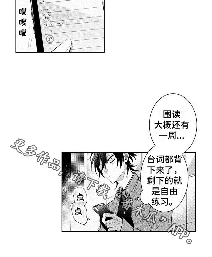 启动表演漫画,第11章：好消息1图