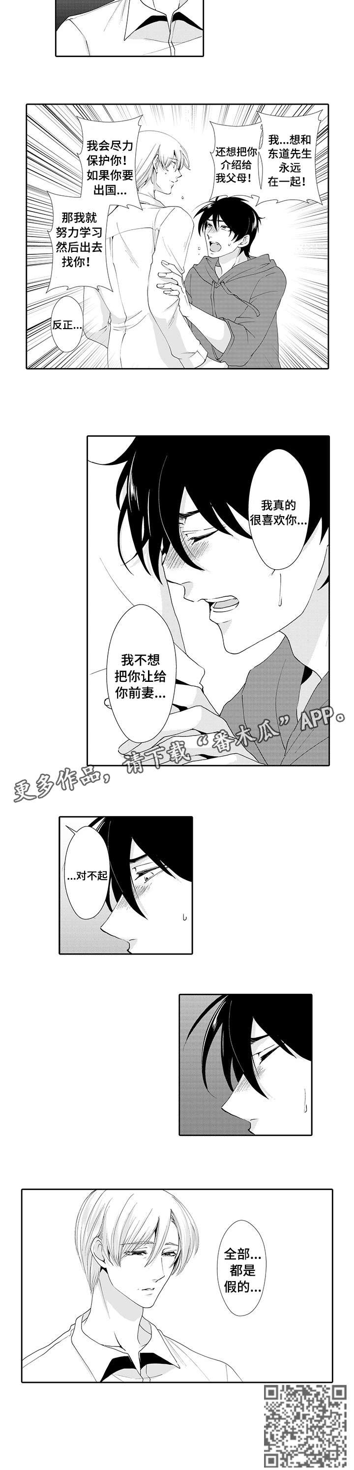 与他一同堕落漫画,第15章：假的1图