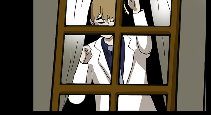 医院的诅咒漫画,第33章：吓晕1图