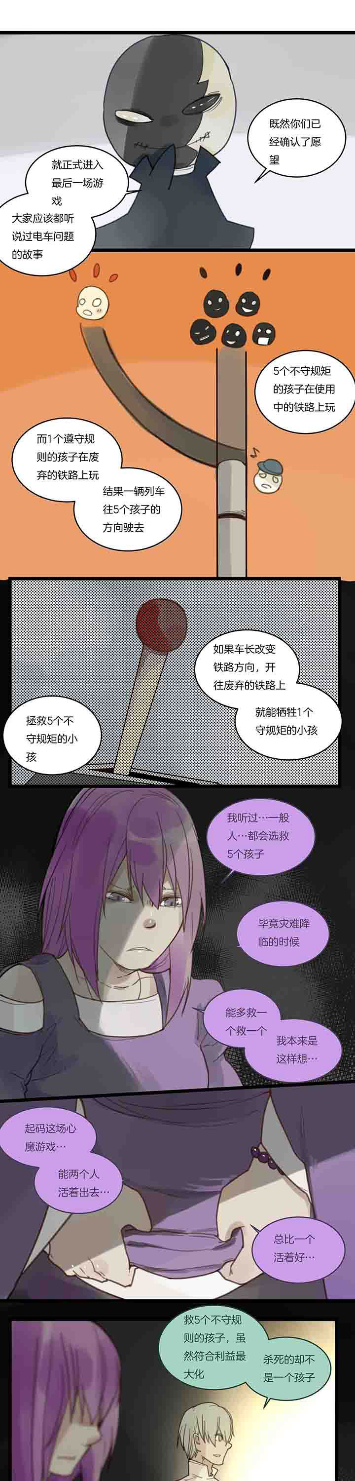 心魔游戏漫画,第111章：天国列车游戏3图