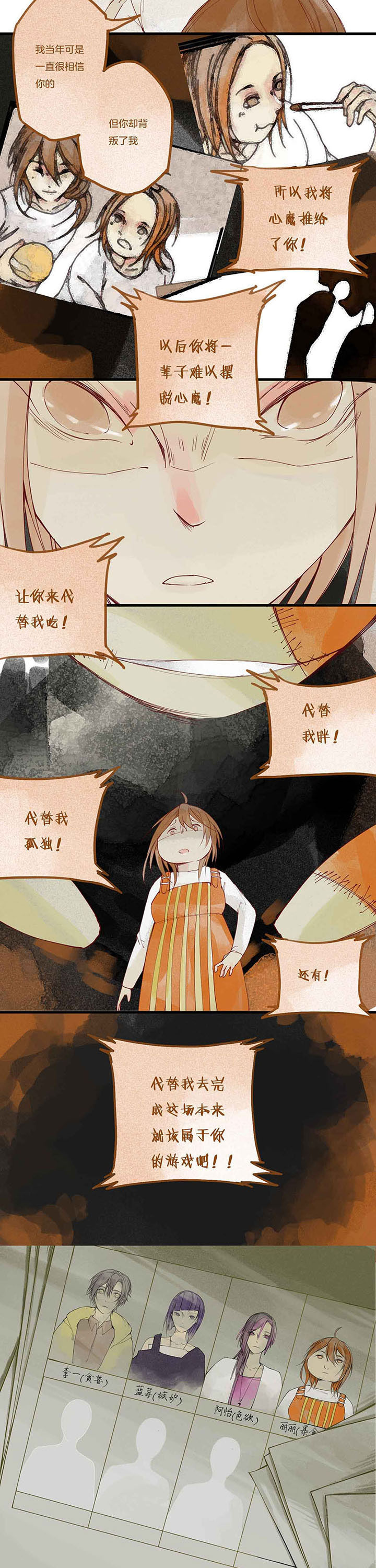心魔游戏全章节攻略汇总漫画,第8章：暴食心魔（下）2图