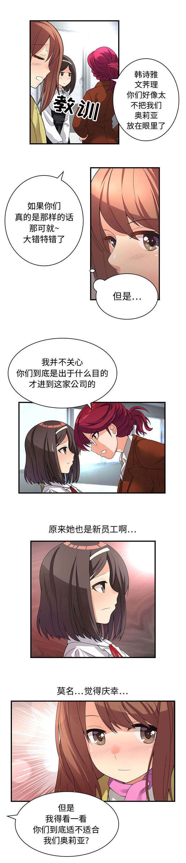 文蓝的伪装漫画,第1章：第一天上班4图