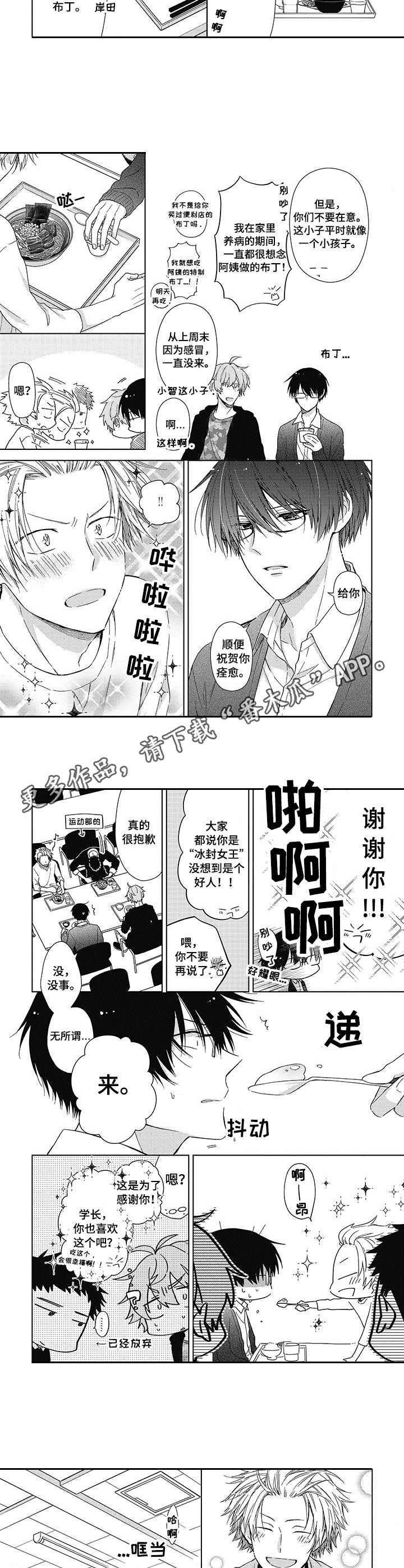 冷面学长漫画,第11章：特别的日子3图