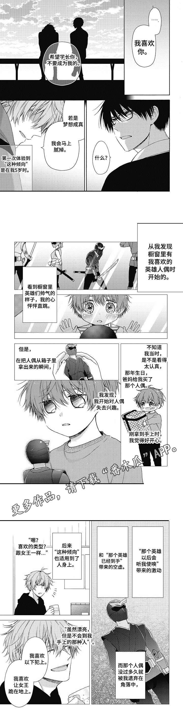 冷面学长漫画,第5章：海边2图