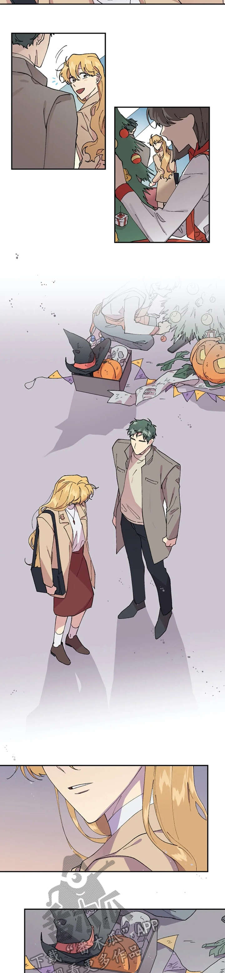 万圣节罗曼史漫画,第33章：聊聊5图