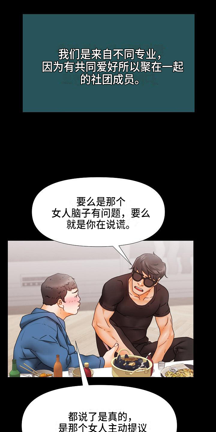 错综的情感漫画,第1章：社团3图