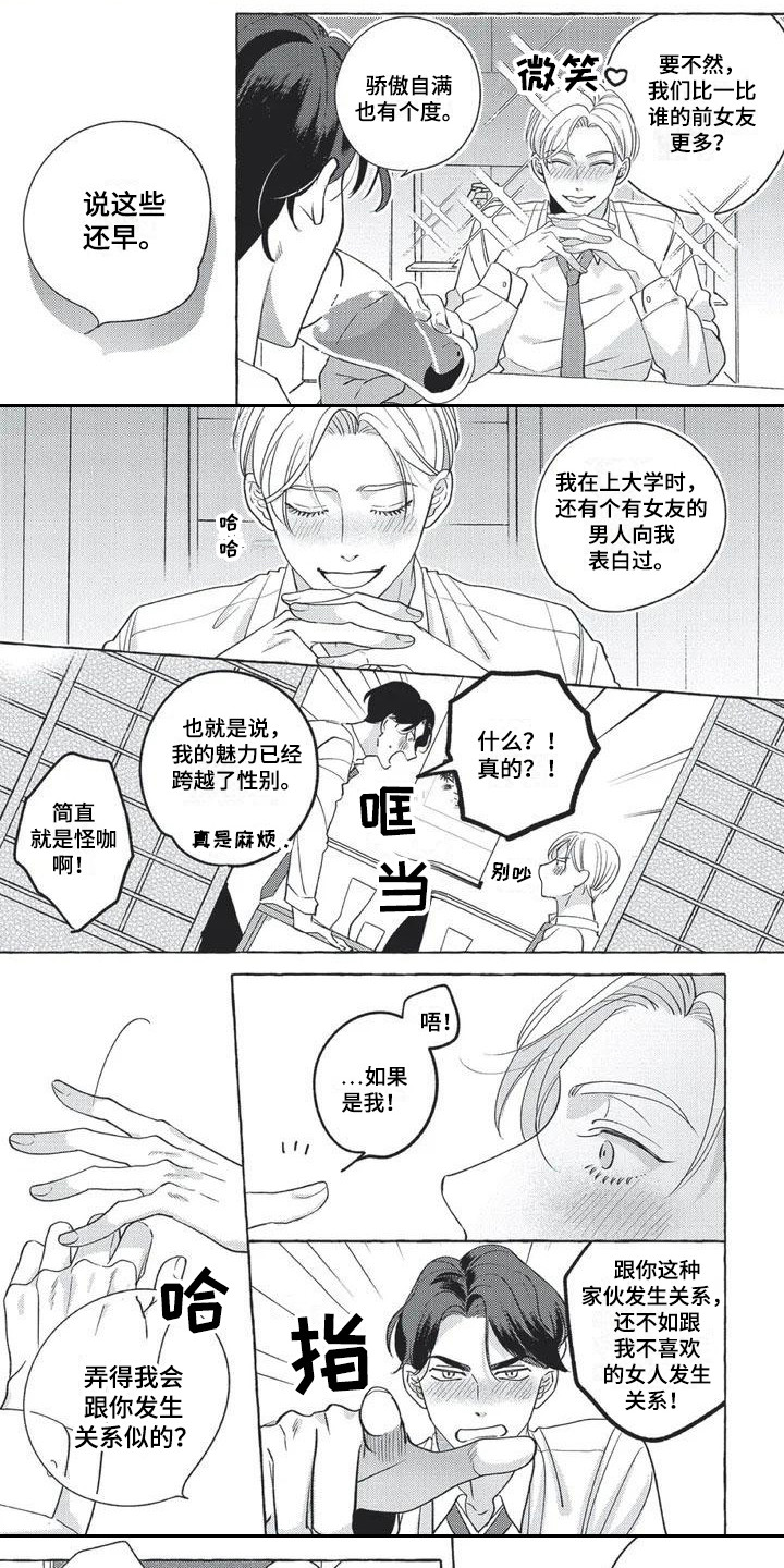冤家对手漫画,第2章：比赛1图