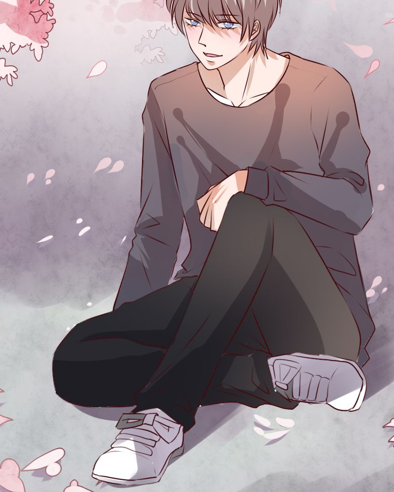 雨后的盛夏漫画,第35章：樱花树下2图