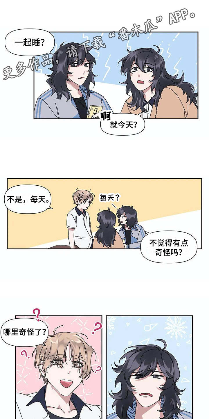 情书计划漫画,第13章：很奇怪2图
