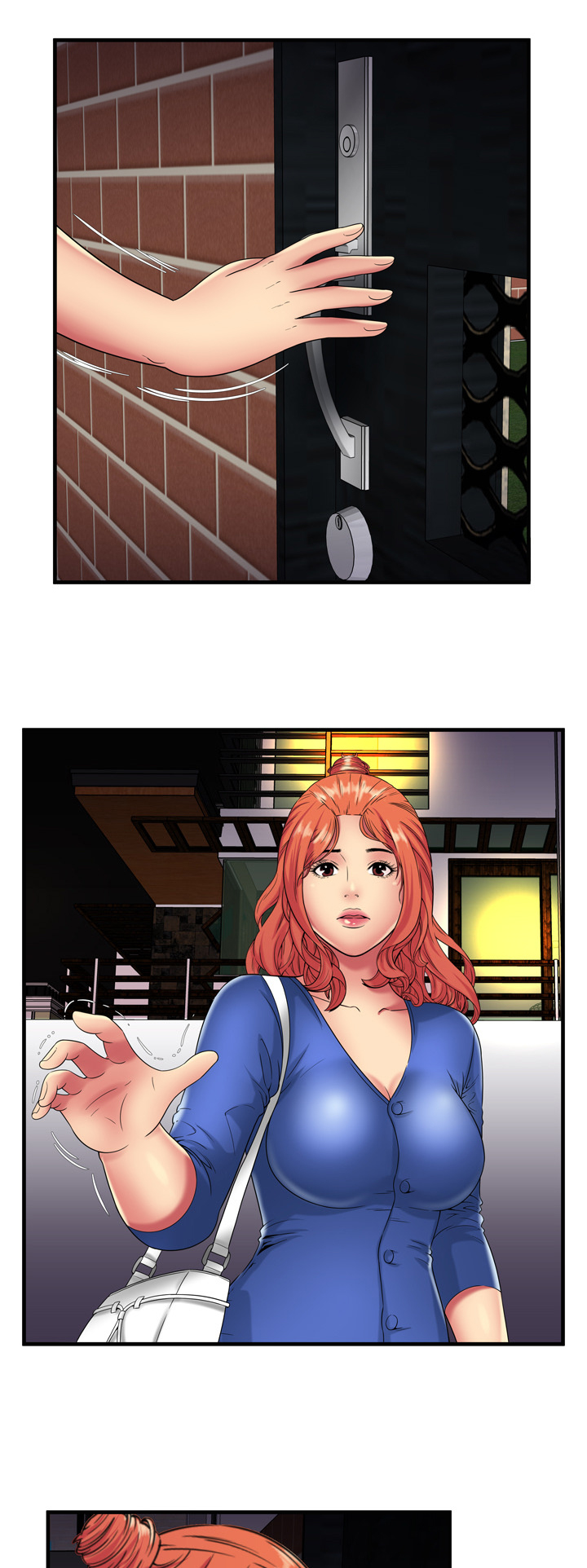 闺蜜的陷阱漫画,第55章：回家前的犹豫2图