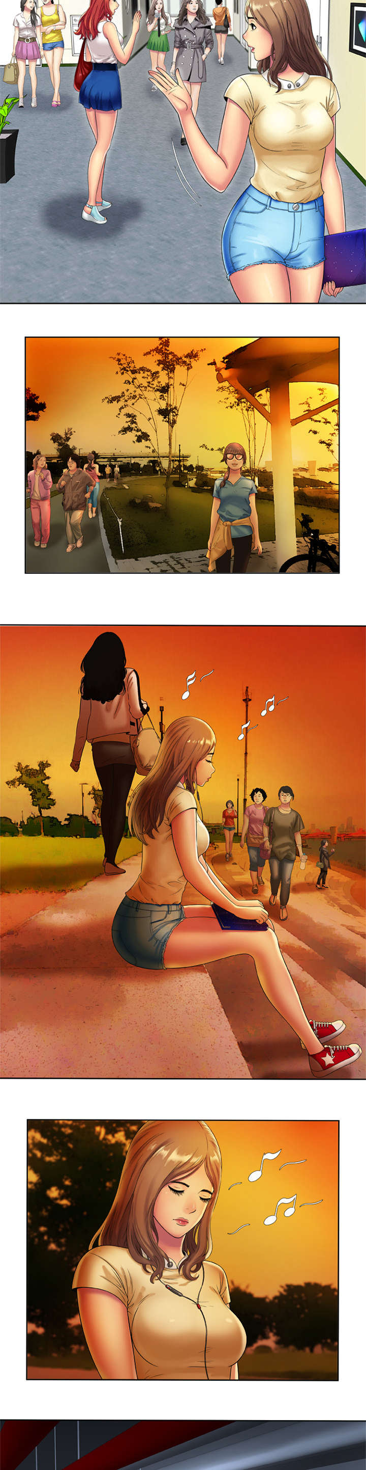 闺蜜的陷阱漫画,第22章：往事4图