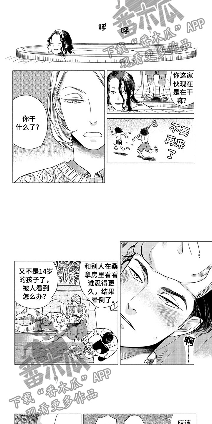 虎与羊漫画,第13章：顽强1图