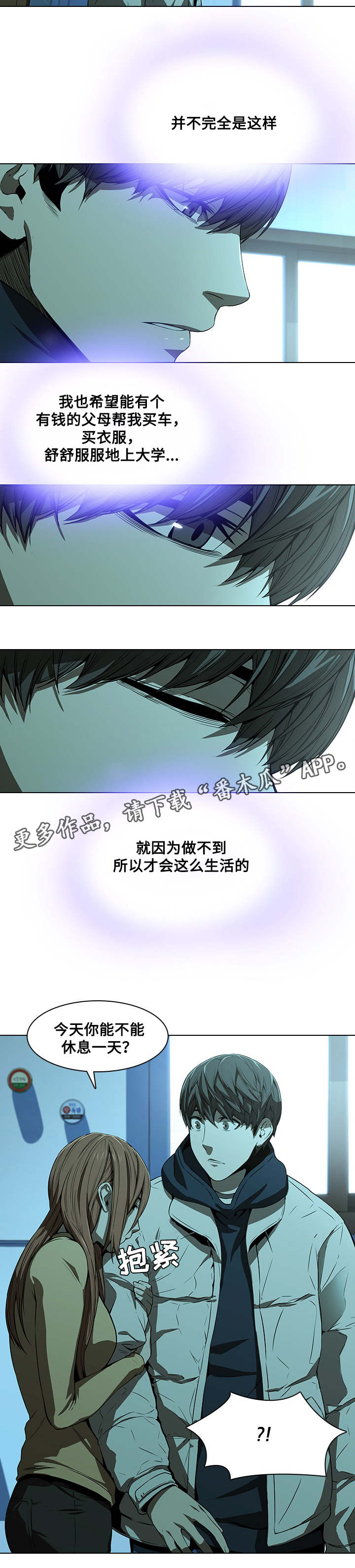 屋塔房漫画,第20章：伤心5图