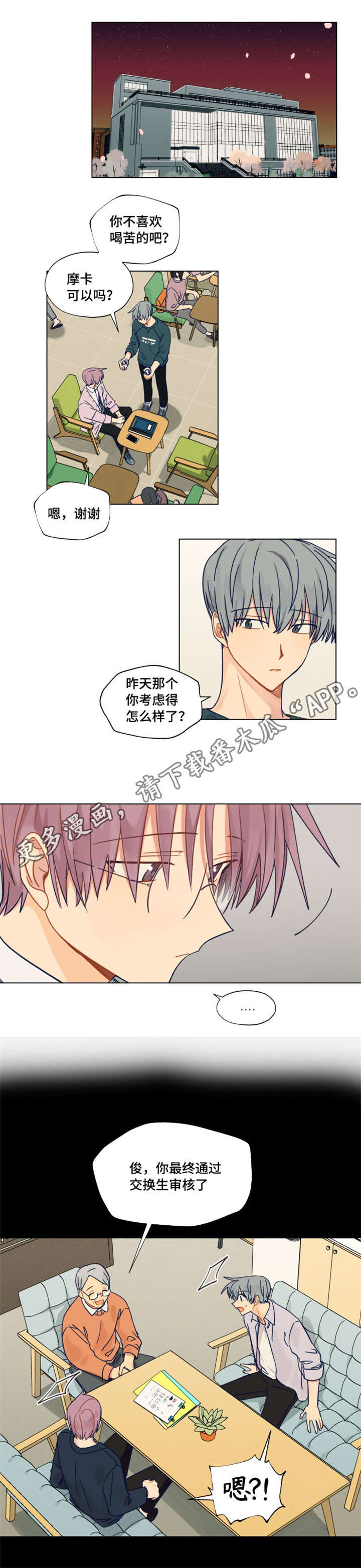 契约对象漫画,第23章：留学2图