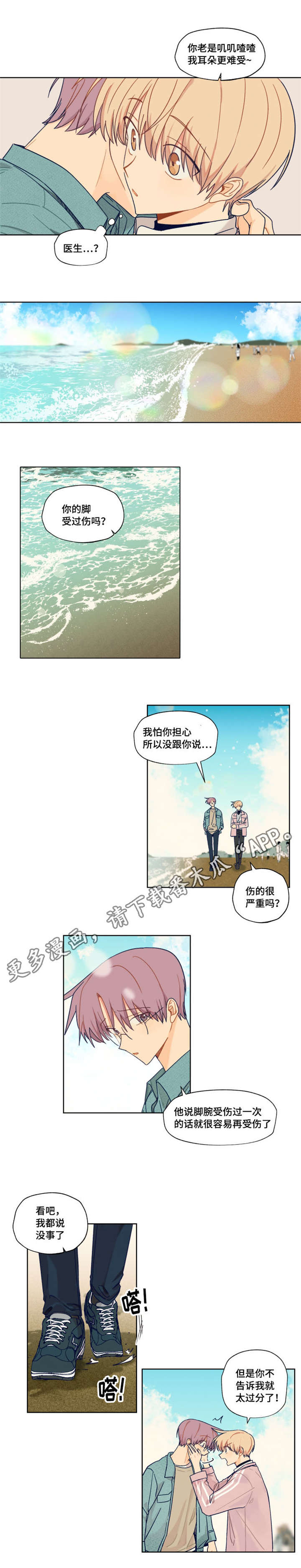 契约对象漫画,第20章：脚伤2图