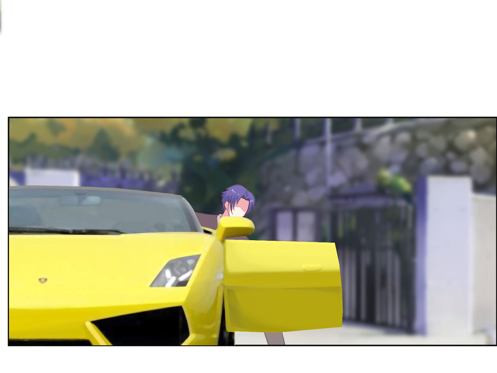 豪门小冤家漫画,第11章：我送你上学2图