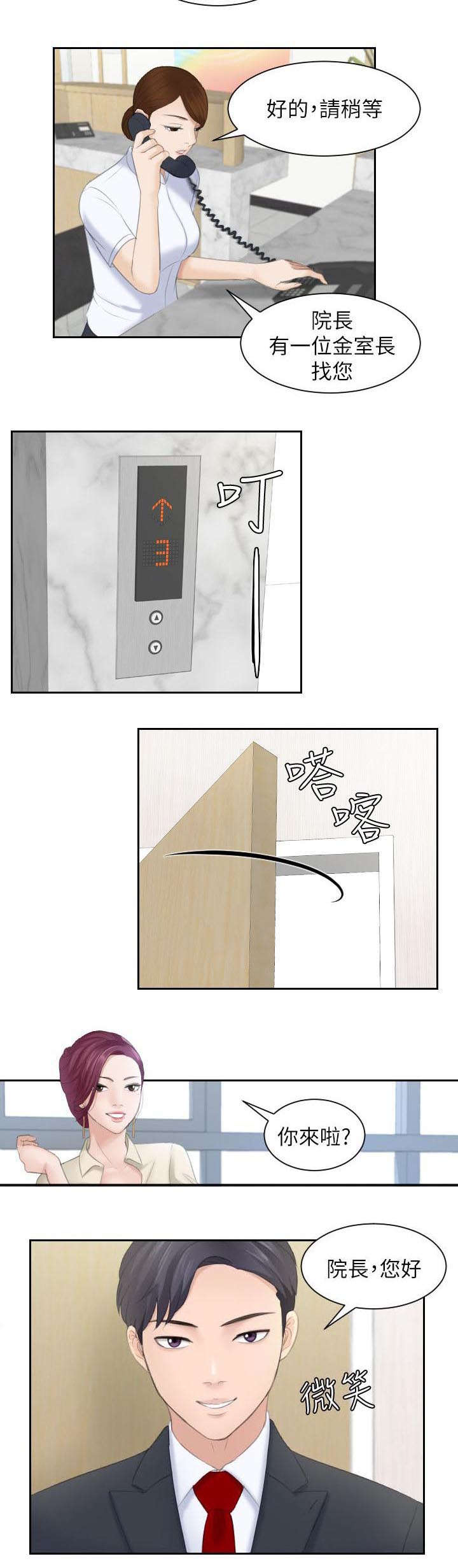 大直室长漫画,第2章：医院1图