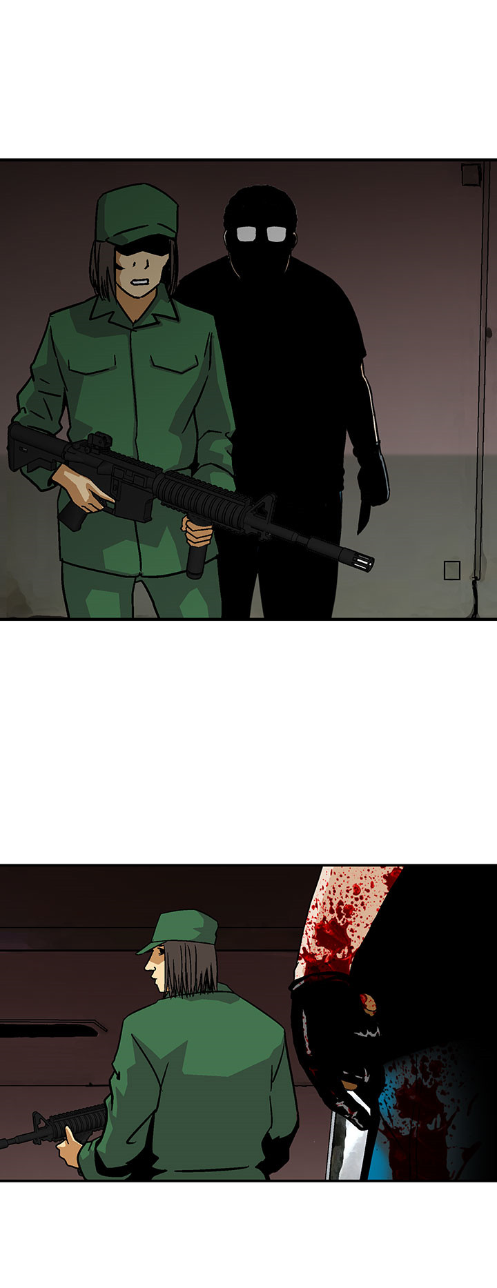 丧尸避难所1完整版漫画,第25章：正面交锋5图