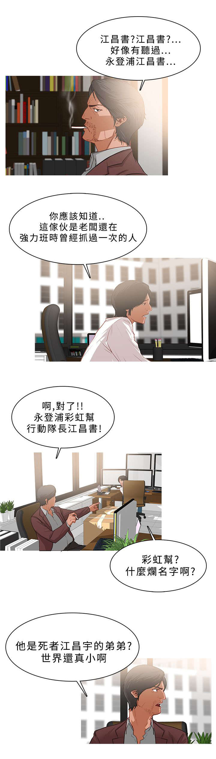 地鼠洞图片卡通6个洞漫画,第43章：侦探事务所2图