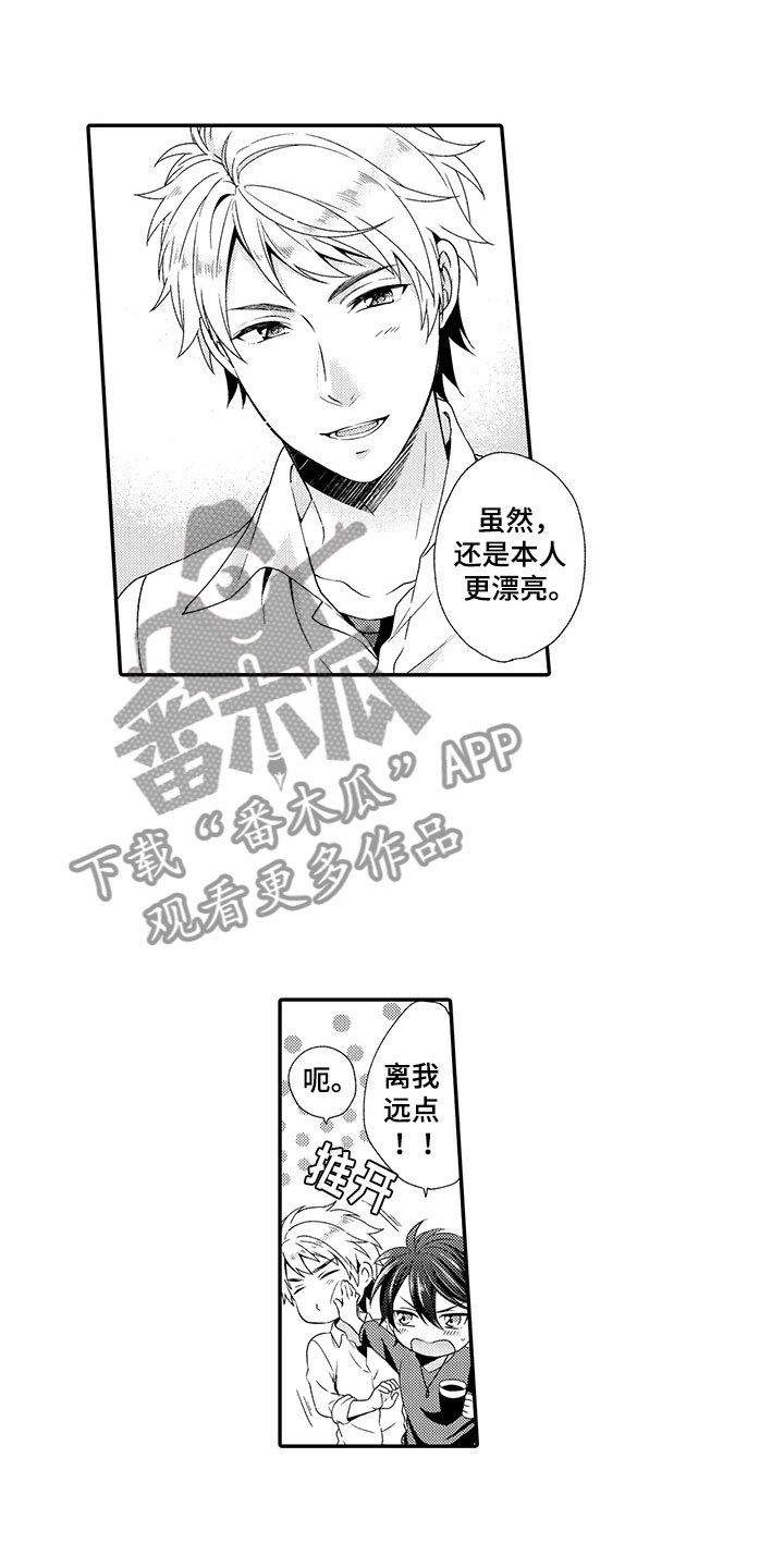 秘密偶像漫画,第6章：漂亮1图