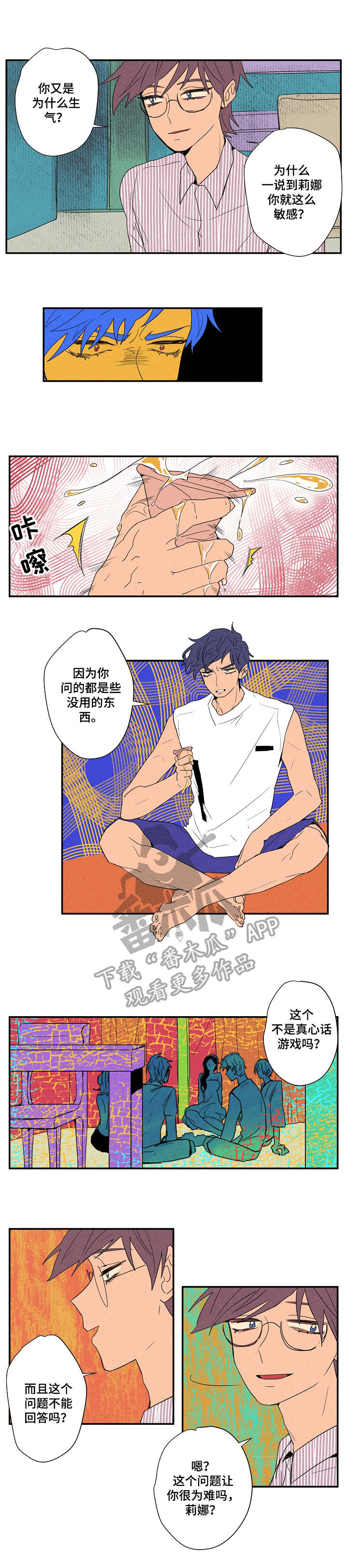 混沌关系漫画,第15章：真心话游戏2图
