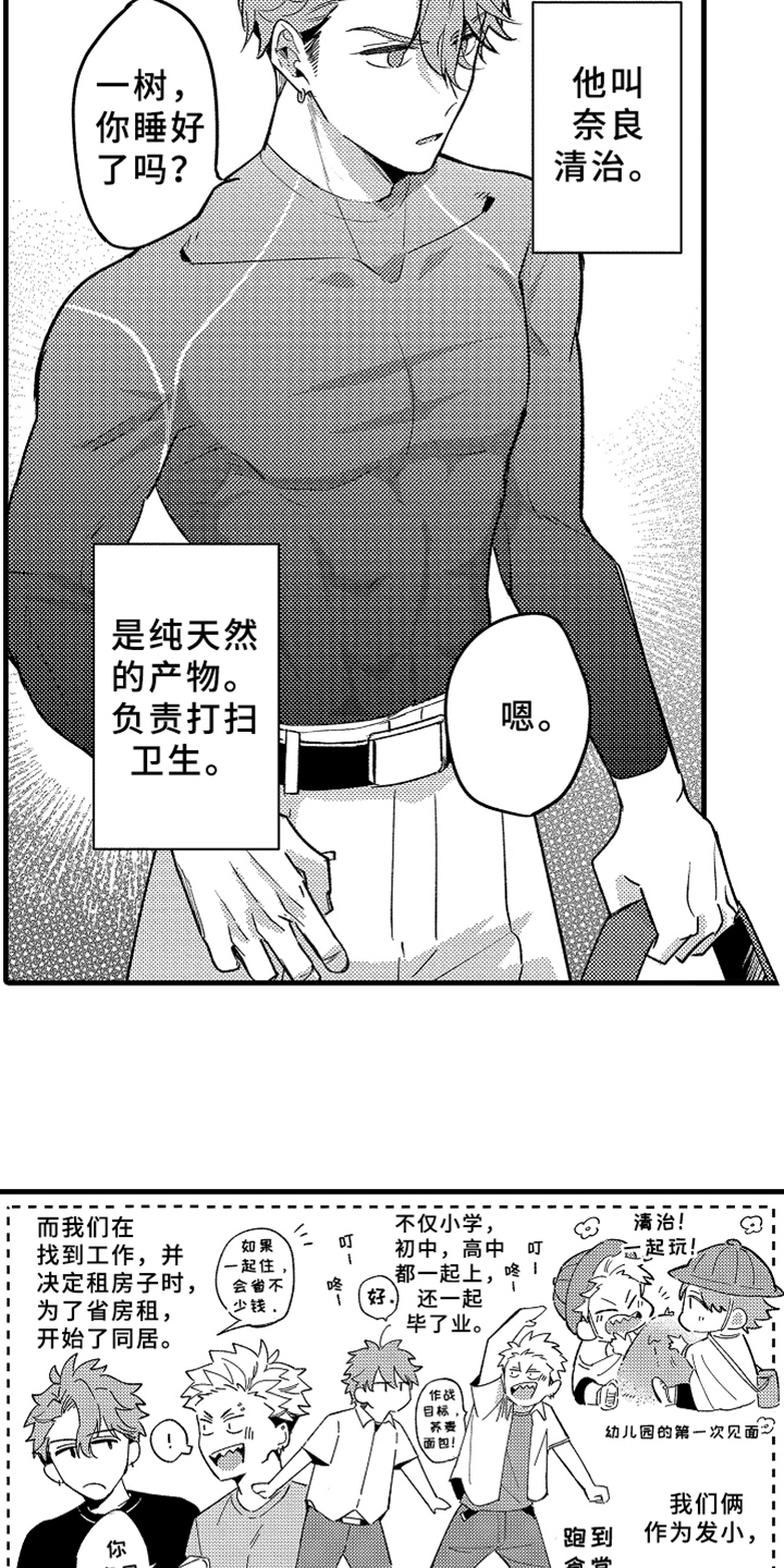 你是最可爱的漫画,第1章：发小3图