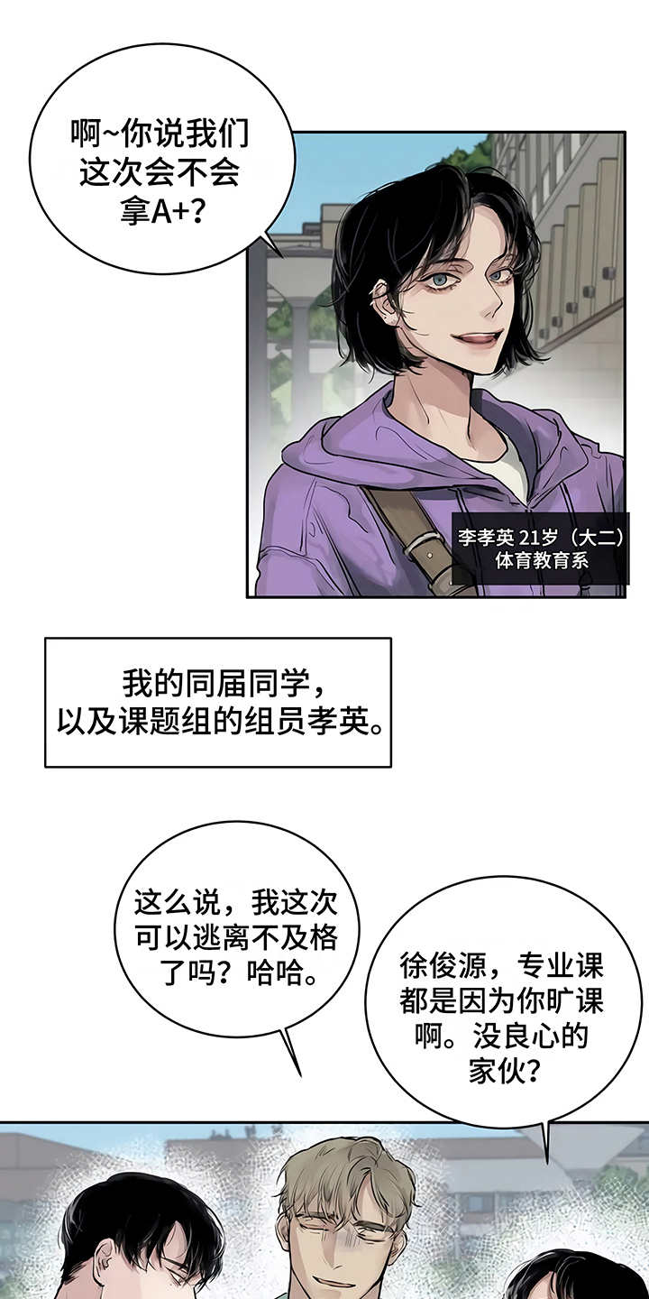 毒蛇缠锯子的故事漫画,第1章：开始在意5图