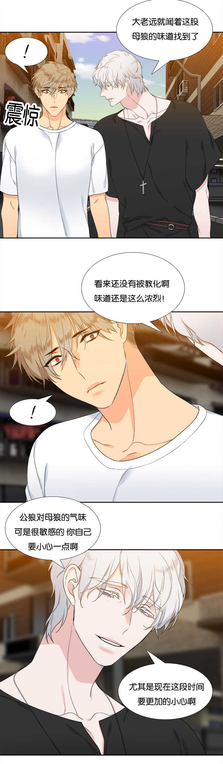 狼的香气漫画,第30章：有意思了1图
