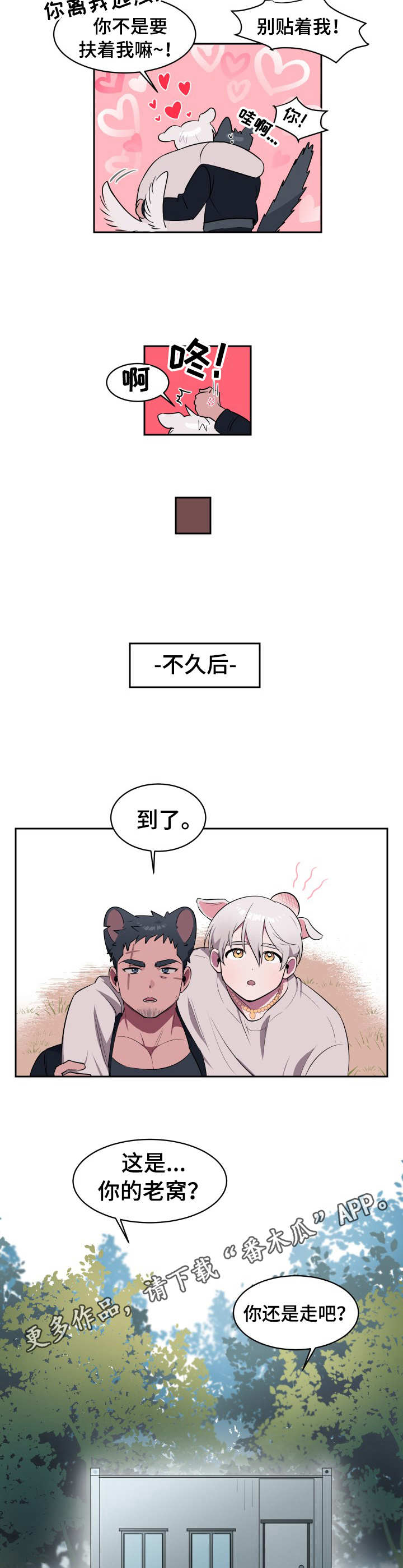 阿旺阿喵漫画,第2章：收留5图