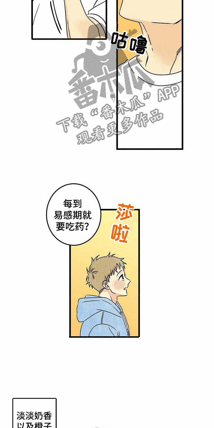 易感期tnt漫画,第6章：橙子香味3图