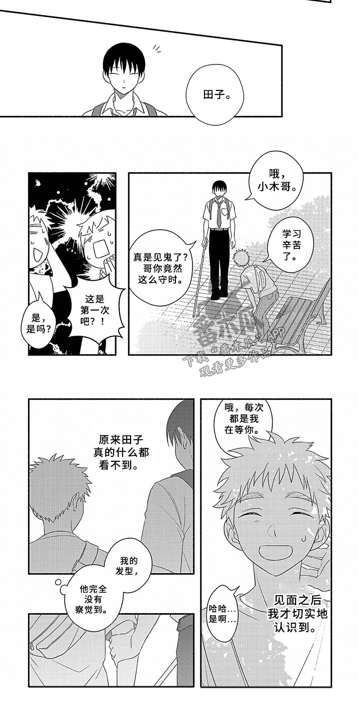 暑假限定恋人漫画,第15章：头发4图