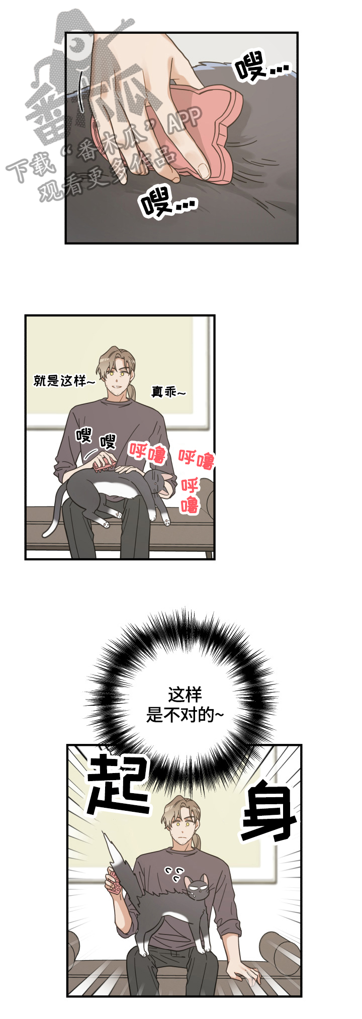 亲爱的喵君漫画,第52章：办法2图