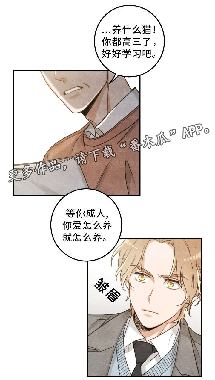 亲爱的喵君漫画,第17章：无法拒绝2图