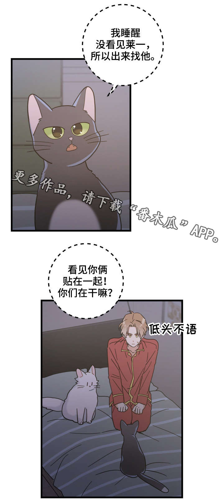 亲爱的喵君漫画,第39章：你别走1图