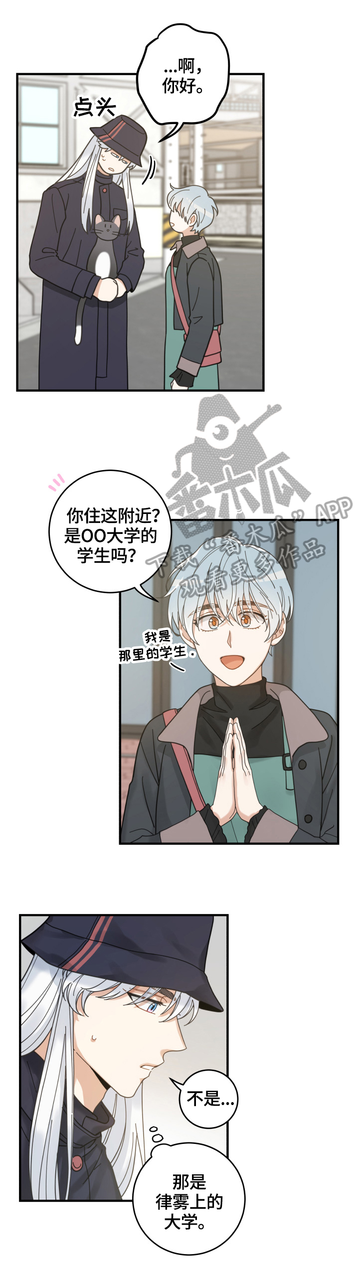亲爱的喵君漫画,第55章：新邻居3图