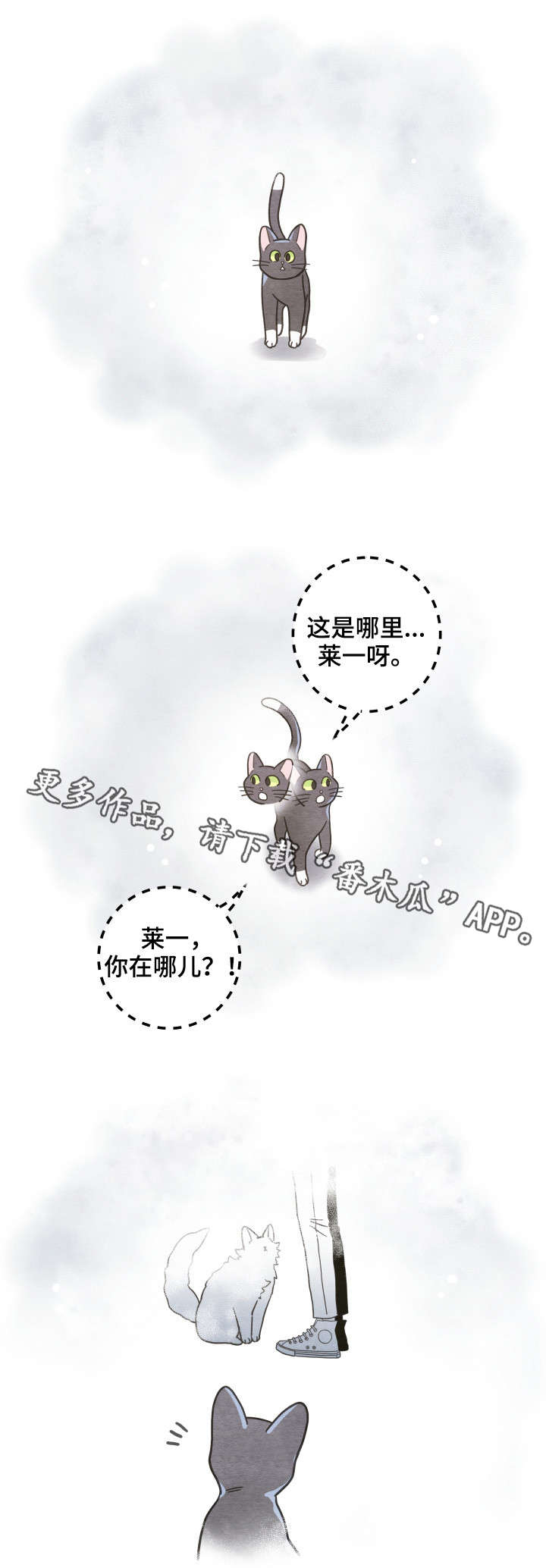 亲爱的喵君漫画,第39章：你别走3图