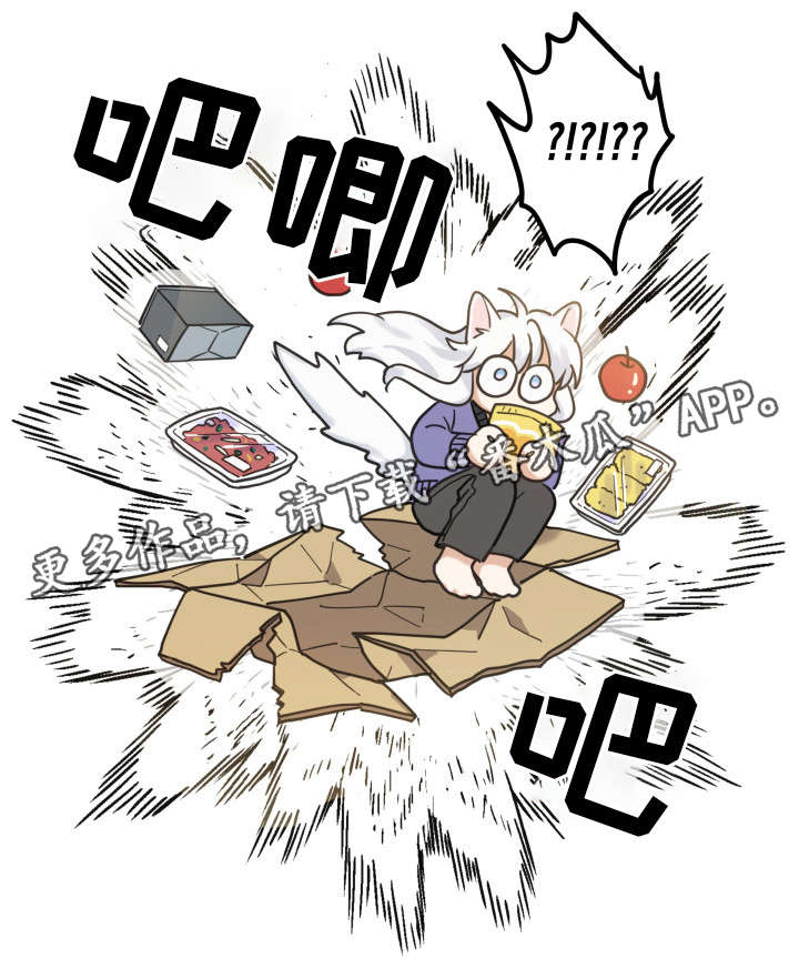 亲爱的喵君漫画,第11章：钻箱子4图