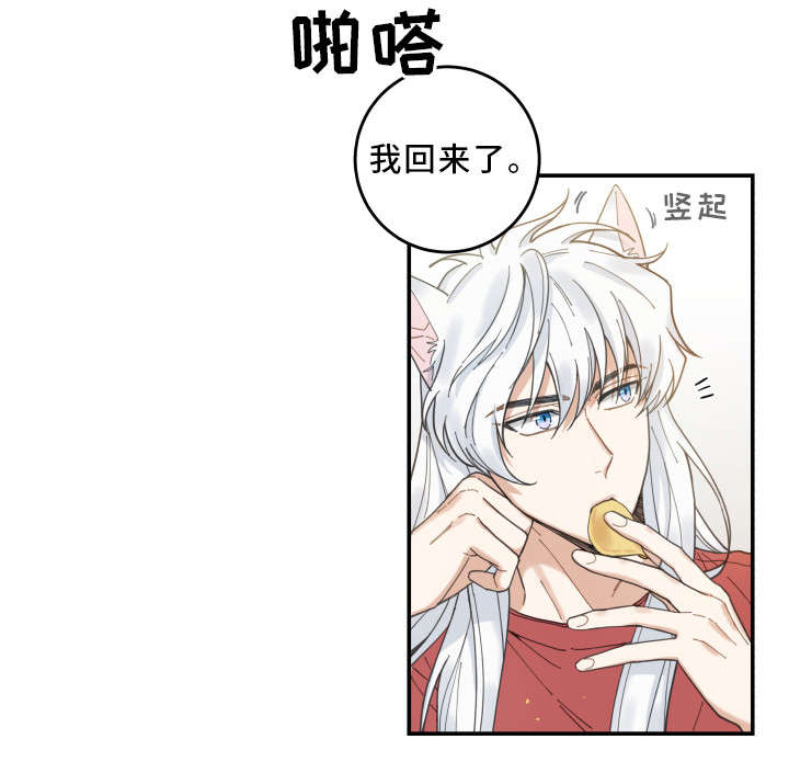 亲爱的喵君漫画,第9章：换衣服2图