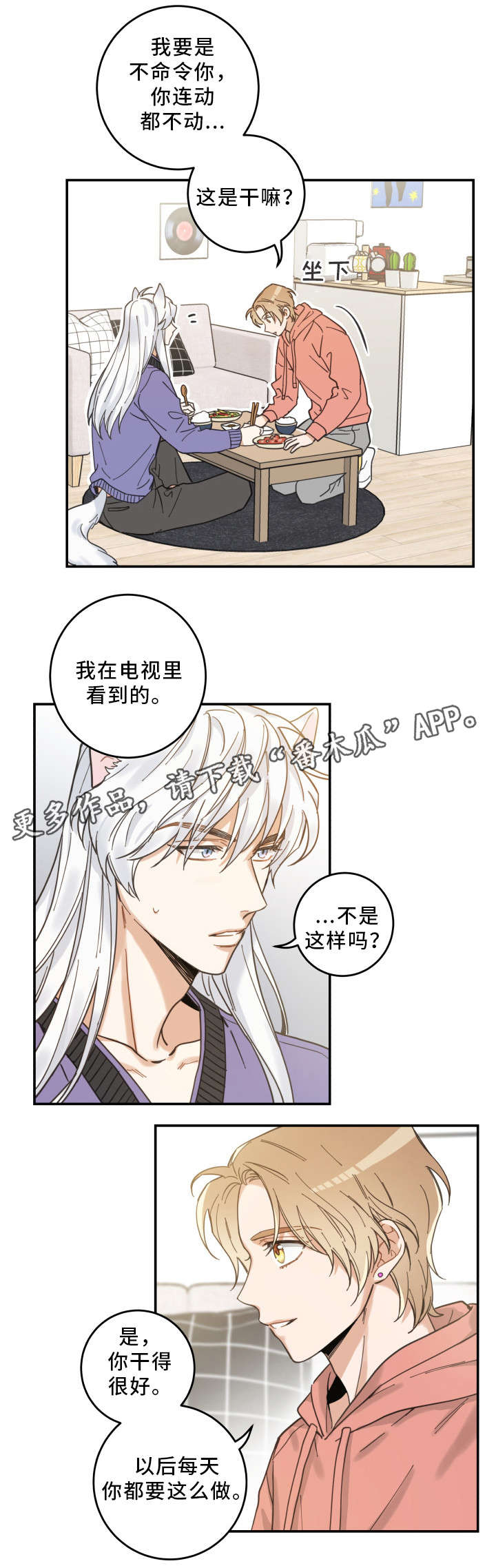 亲爱的喵君漫画,第11章：钻箱子4图