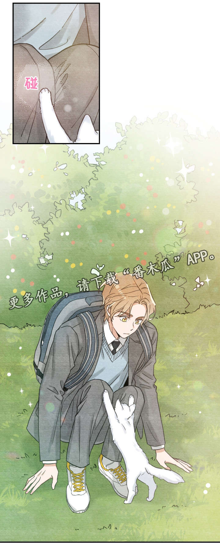 亲爱的喵君漫画,第16章：白猫莱一5图
