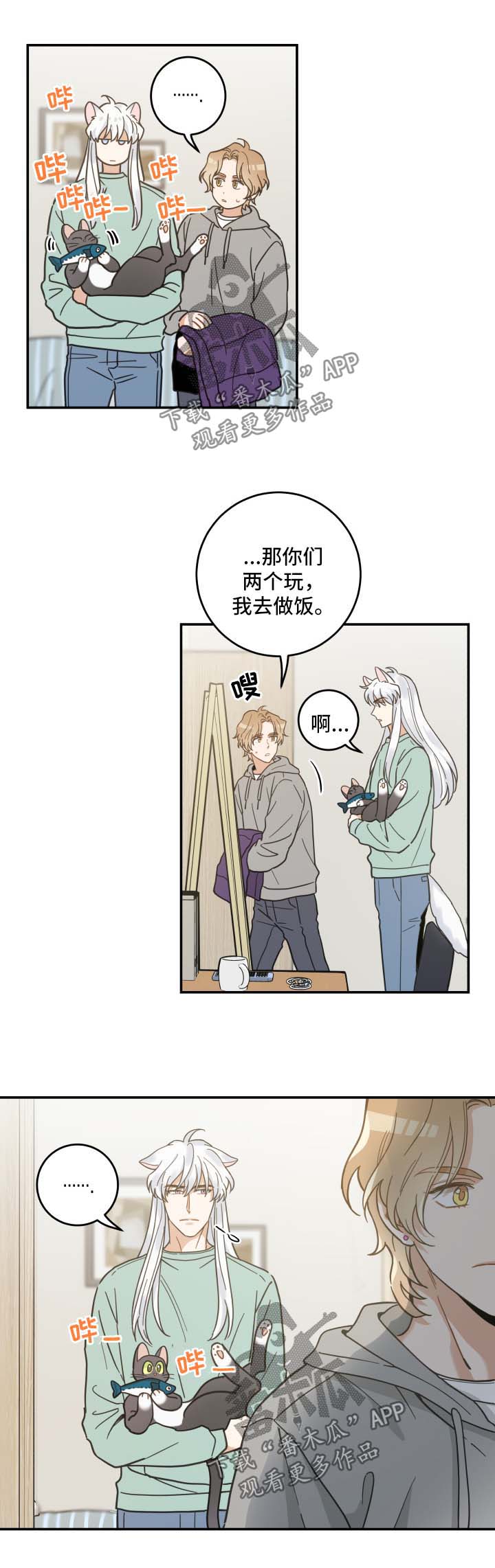 亲爱的喵君漫画,第45章：生气5图
