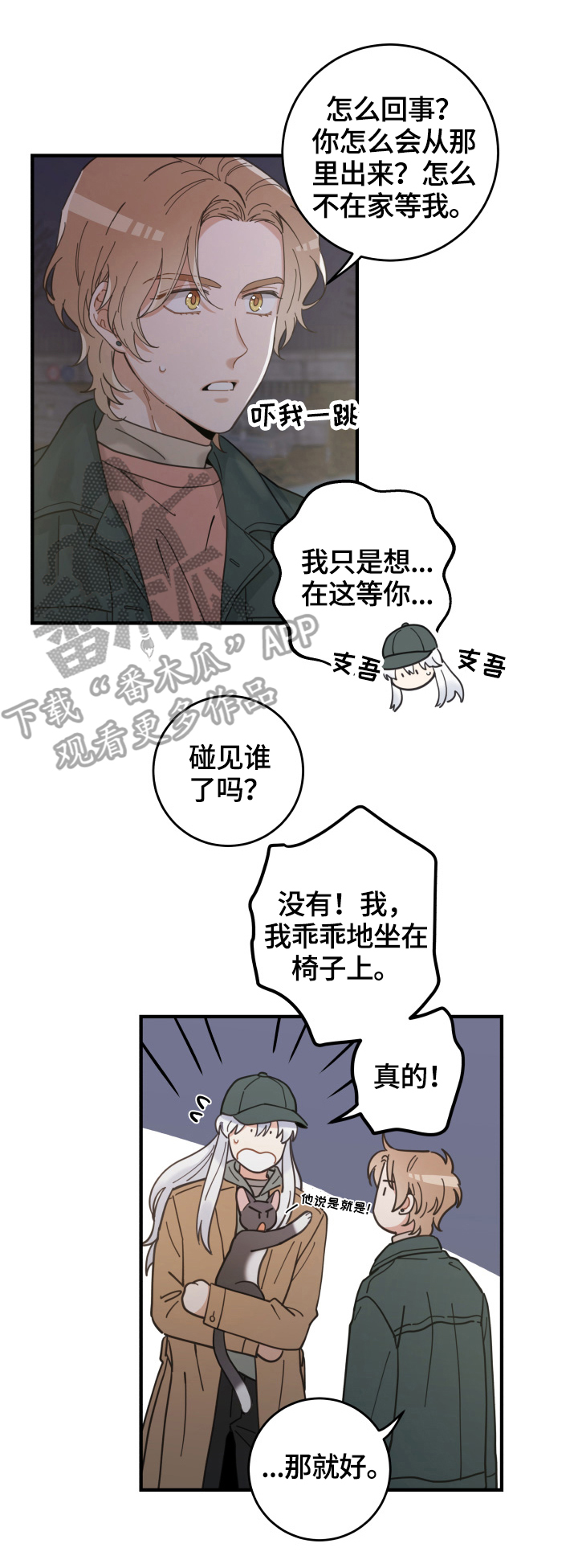 亲爱的喵君漫画,第54章：回家4图
