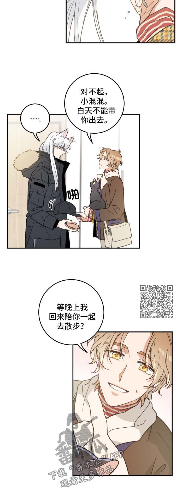 亲爱的喵君漫画,第46章：不能一起1图