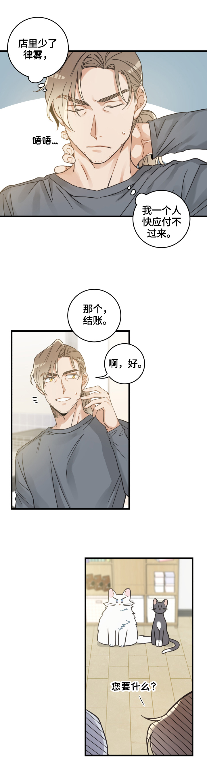 亲爱的喵君漫画,第64章：逃走3图