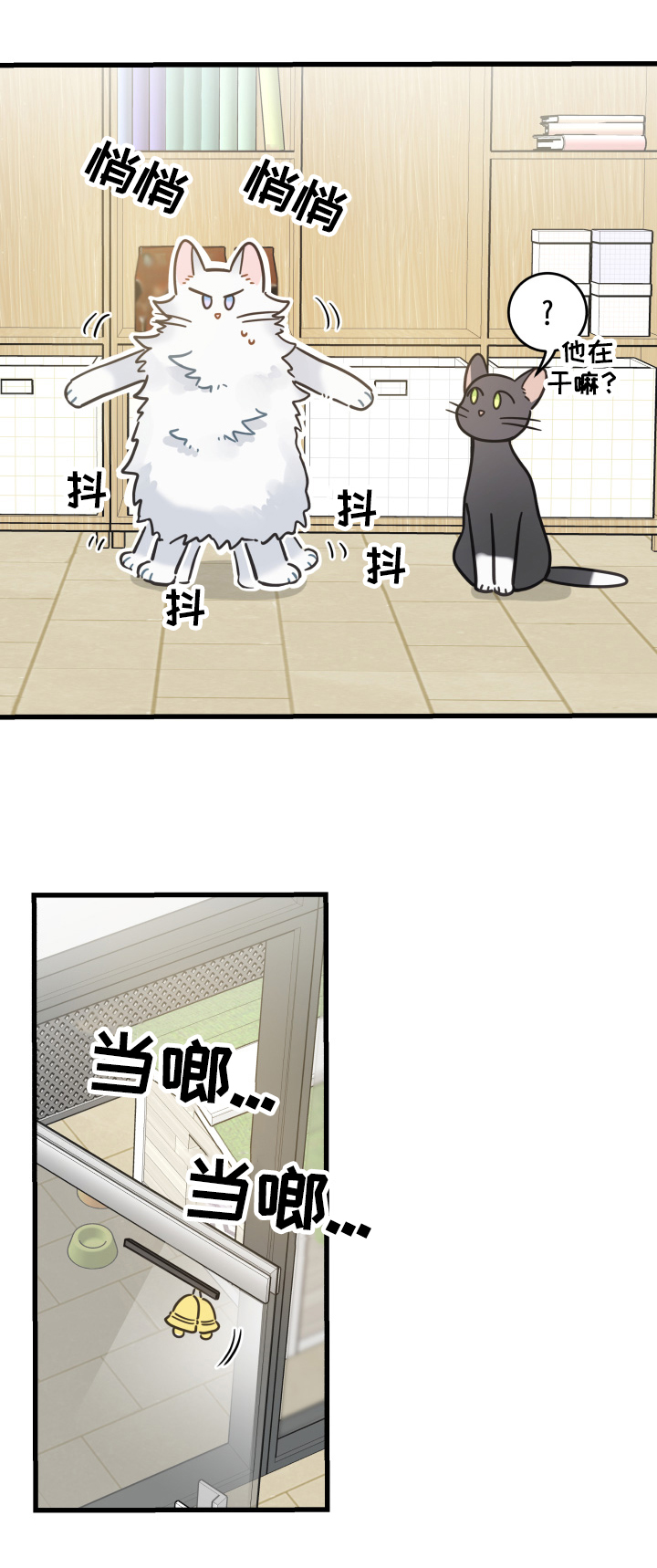亲爱的喵君漫画,第64章：逃走5图